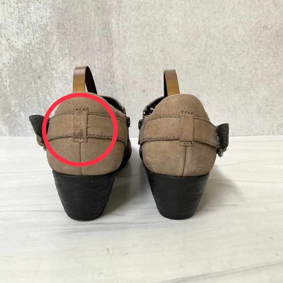 BORN Zowy Leather Ankle Booties Size 7 - Picture 5 of 11